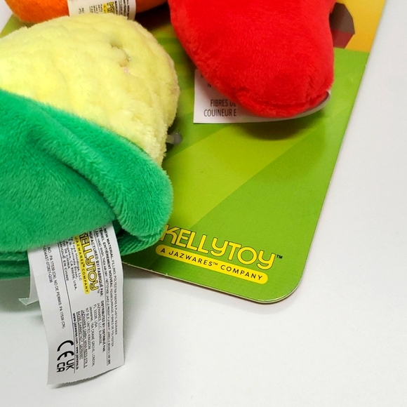 Squishmallow KellyPet KellyToy 3 Pack Pet Toy Collection Vegetables NWT - Picture 4 of 4